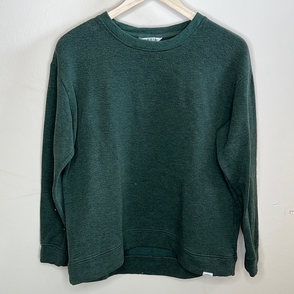 ORVIS WOMENS MEDIUM GREEN LONG SLEEVED PULLOVER SWEATSHIRT - Picture 1 of 6